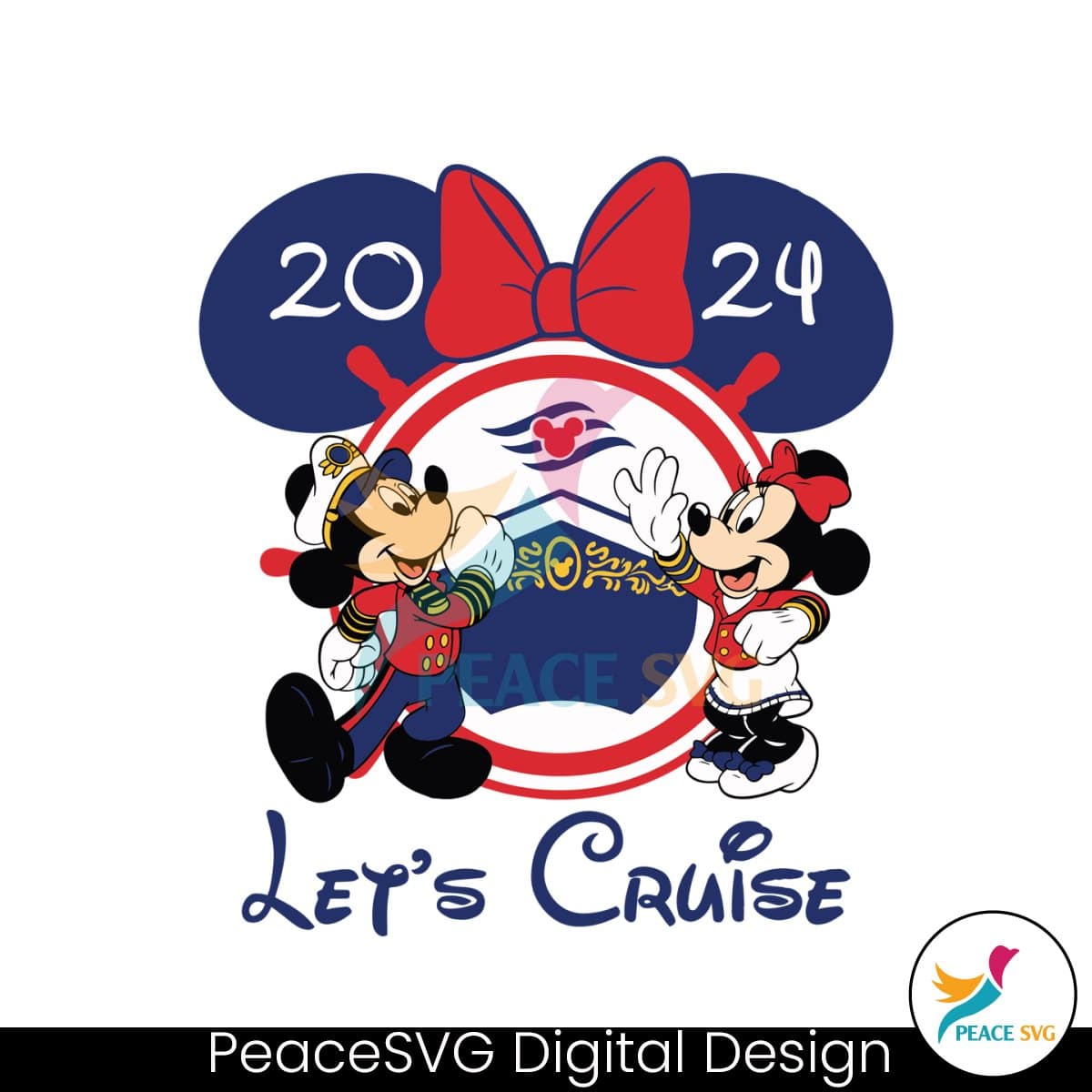 2024 Disney Lets Cruise Minnie And Mickey SVG » PeaceSVG