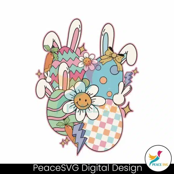 groovy-happy-easter-day-bunny-eggs-png