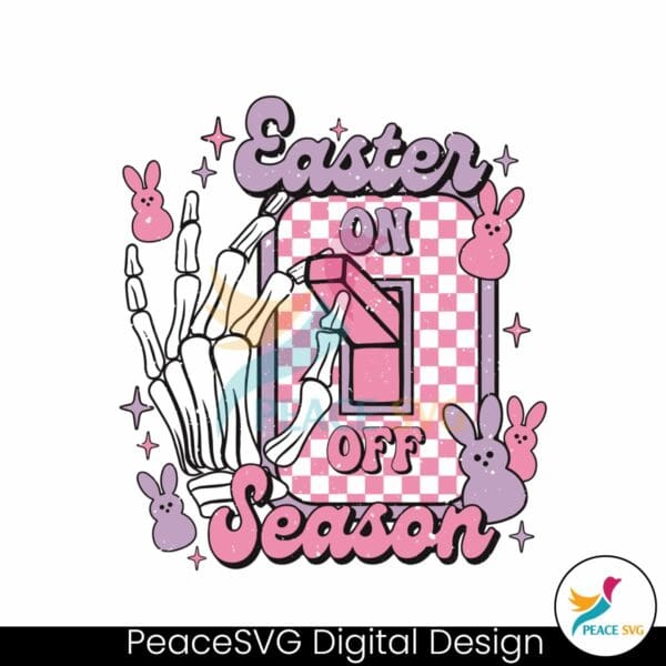 easter-season-mode-on-hand-skeleton-bunny-svg