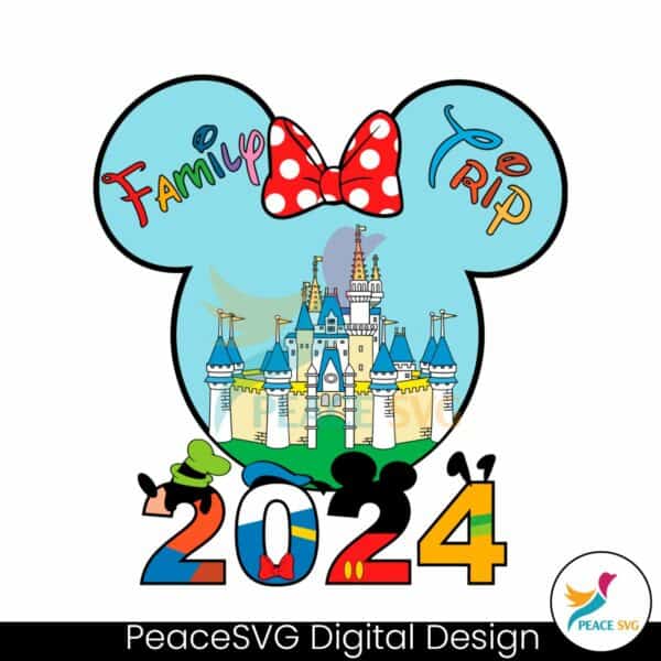 disney-minnie-and-castle-family-trip-2024-svg