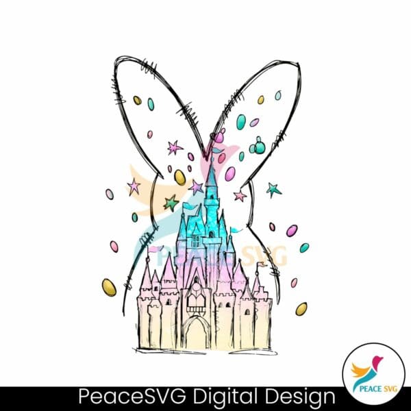 retro-disney-castle-bunny-easter-png