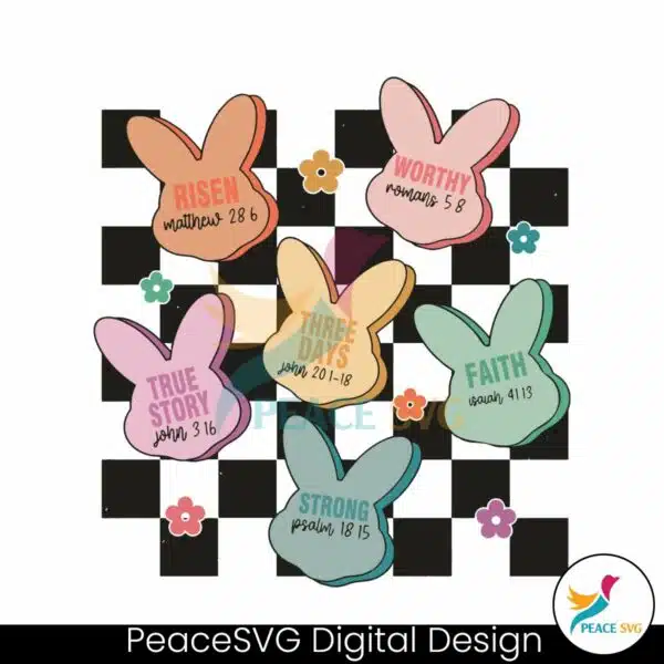 christian-bunny-bible-verses-checkered-svg