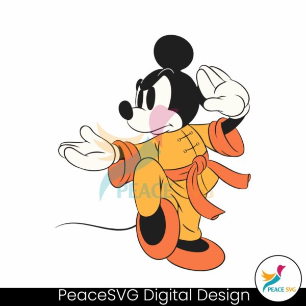 vintage-mickey-kungfu-outfit-svg