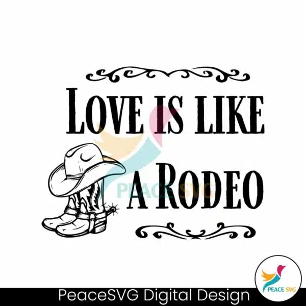 love-is-like-a-rodeo-kane-brown-concert-svg