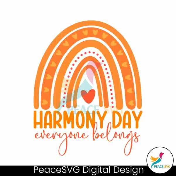 retro-harmony-day-rainbow-everyone-belongs-svg