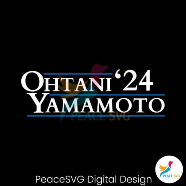 ohtani-yamamoto-24-mlb-dodgers-player-svg