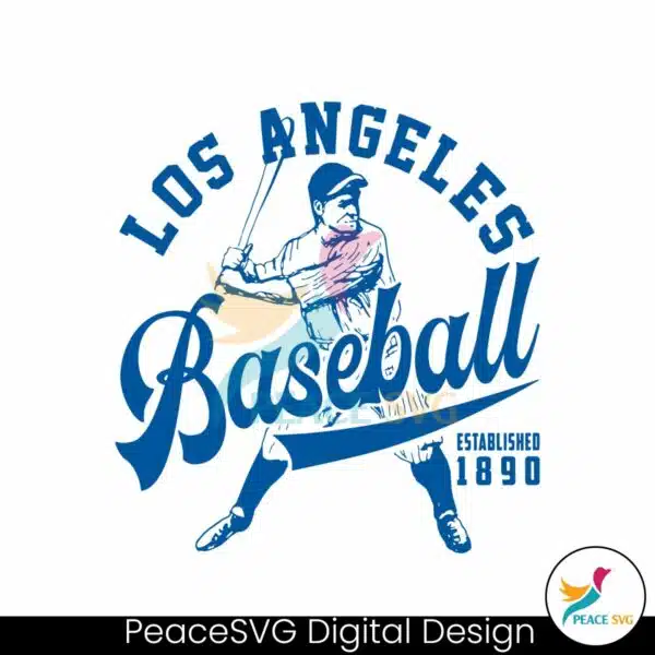 vintage-los-angeles-baseball-1890-svg