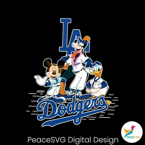disney-dodgers-mickey-and-friends-baseball-png