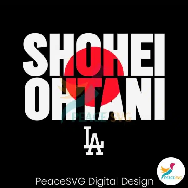 mlb-shohei-ohtani-los-angeles-dodgers-player-svg