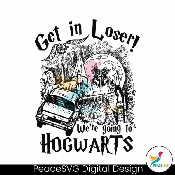 flying-car-get-in-loser-we-are-going-to-hogwarts-svg