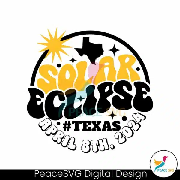 retro-solar-eclipse-texas-april-2024-svg