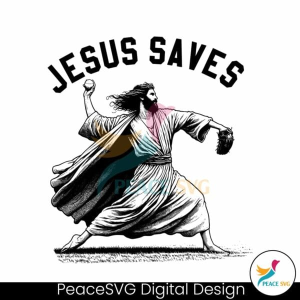 retro-jesus-saves-playing-baseball-svg