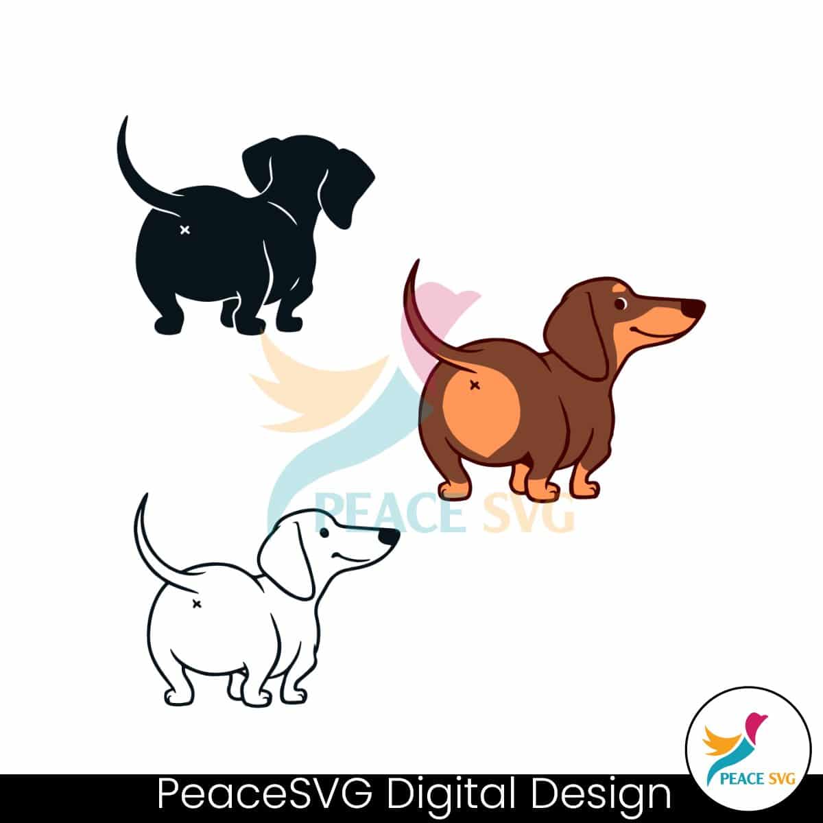 cute-dachshund-dog-cartoon-bundle-svg
