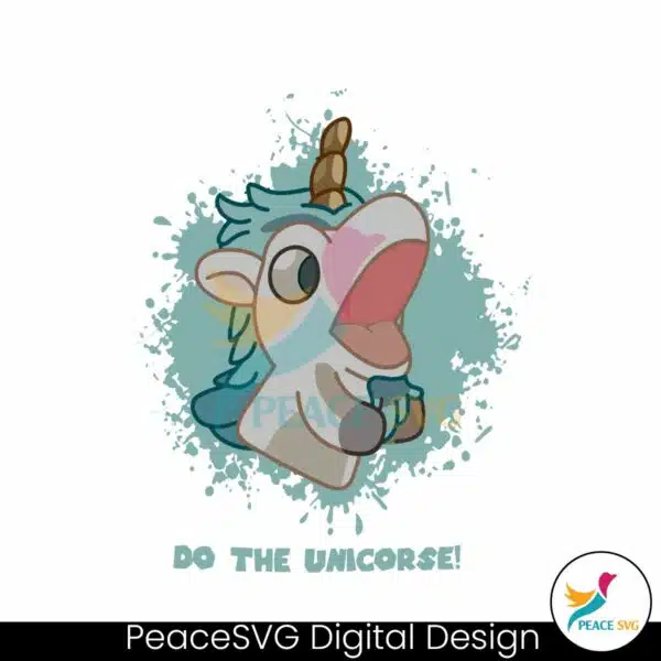 retro-bluey-do-the-unicorse-cartoon-svg