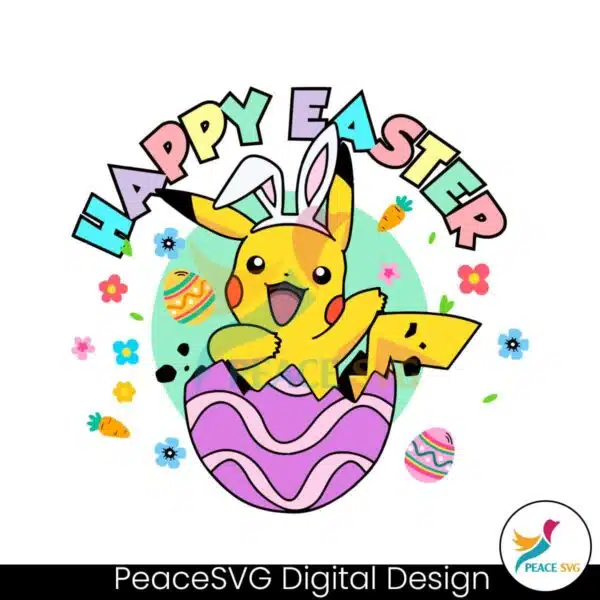 pikachu-bunny-ear-happy-easter-svg