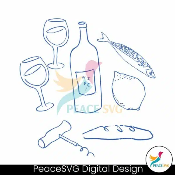 retro-wine-cooking-ingredients-svg