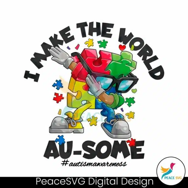 i-make-the-world-ausome-puzzle-piece-png