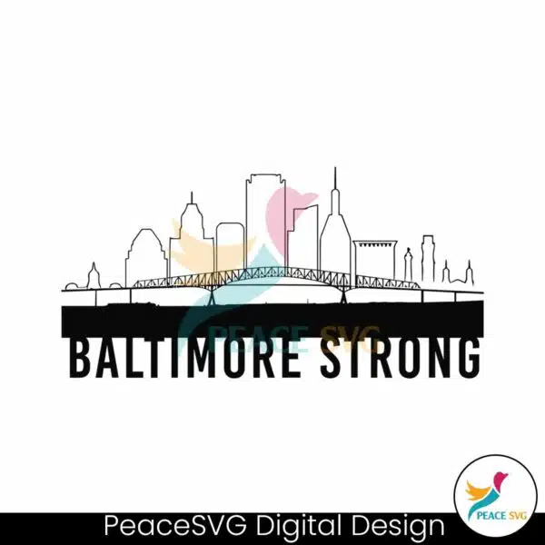 francis-scott-key-bridge-baltimore-strong-svg