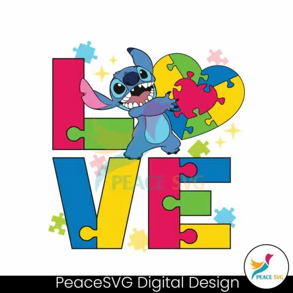 funny-love-autism-stitch-cartoon-svg