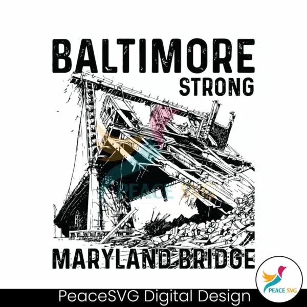 baltimore-strong-maryland-baltimore-svg