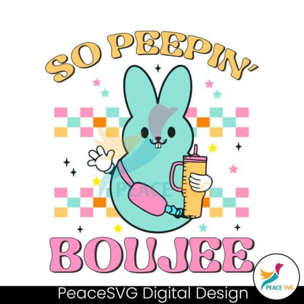 so-peepin-boujee-bunny-tumbler-svg