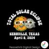 total-solar-eclipse-kerrville-texas-april-2024-svg