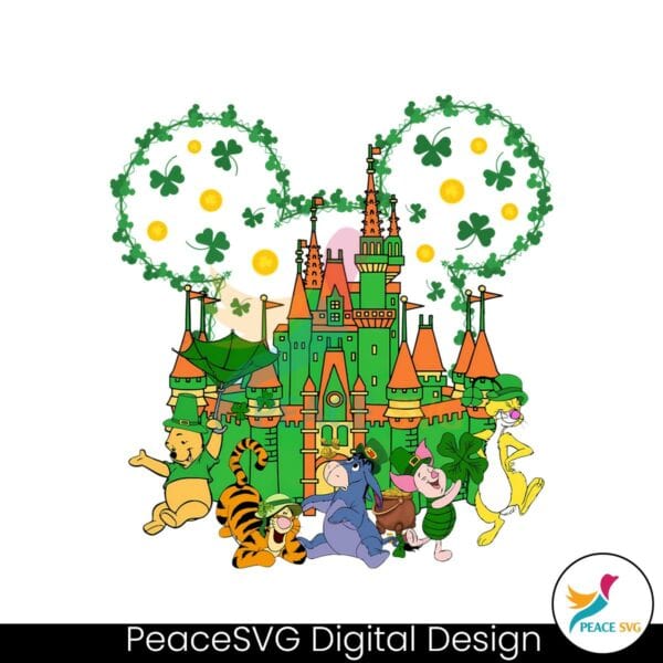 winnie-the-pooh-st-patricks-day-castle-png