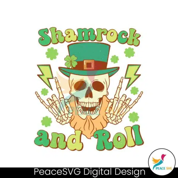 shamrock-and-roll-skull-st-patricks-day-svg