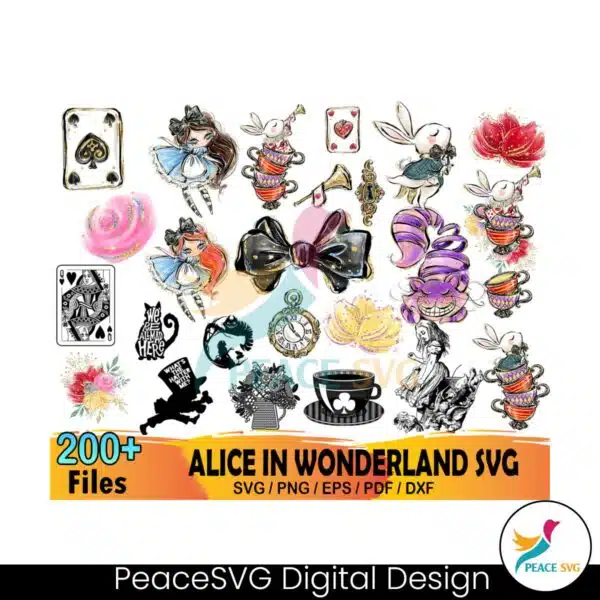 200-files-alice-in-wonderland-bundle-svg