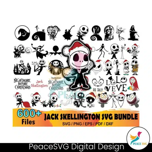 600-files-nightmare-before-christmas-bundle-svg