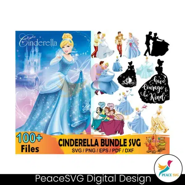 100-files-disney-cinderella-bundle-svg