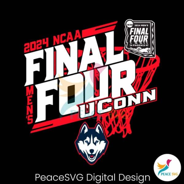 2024-ncaa-final-four-uconn-huskies-basketball-svg