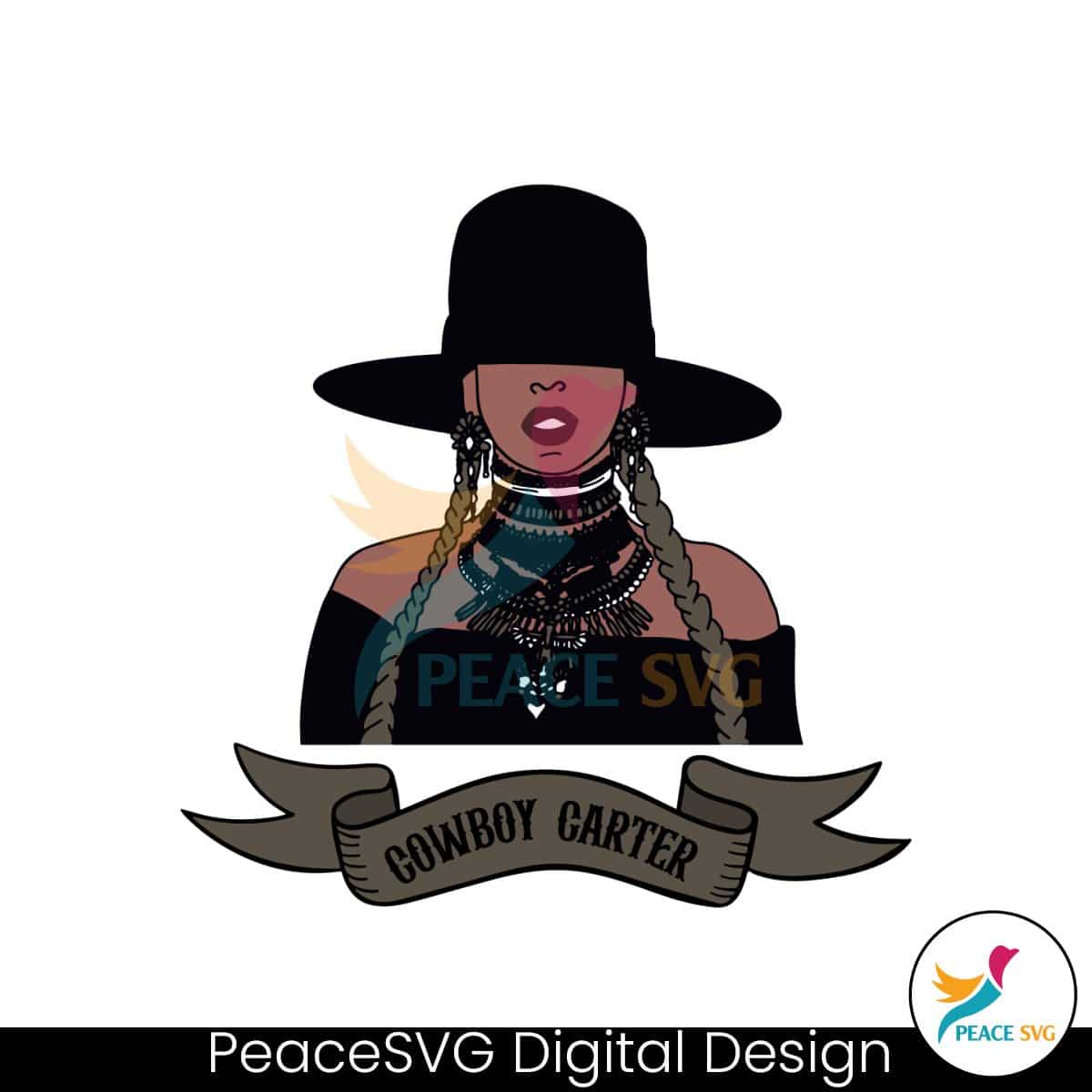 Vintage Beyonce Cowboy Carter Music Album SVG » PeaceSVG