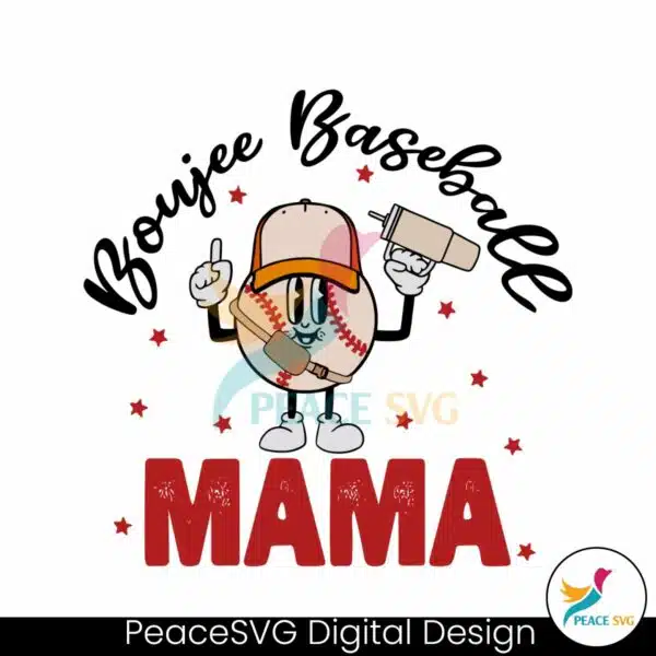 groovy-boujee-baseball-mama-svg