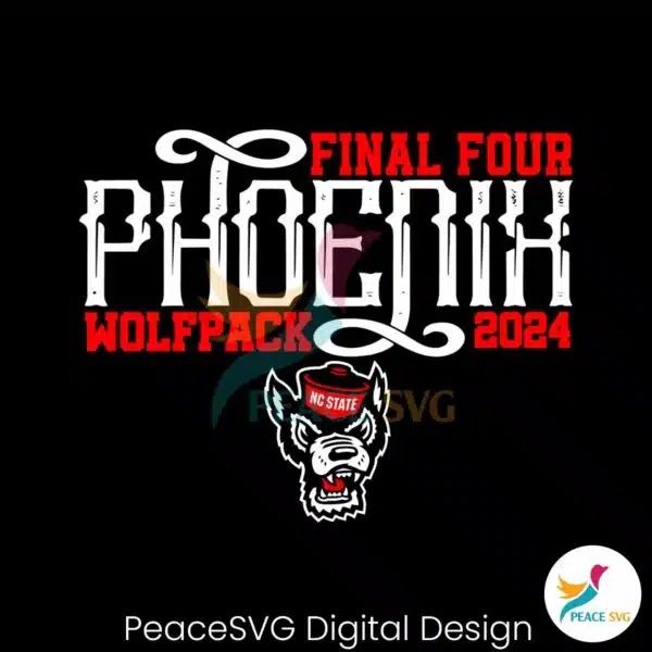 final-four-phoenix-nc-state-wolfpack-2024-svg