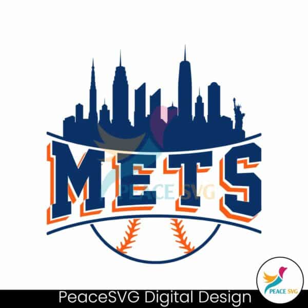 retro-new-york-mets-baseball-skyline-svg