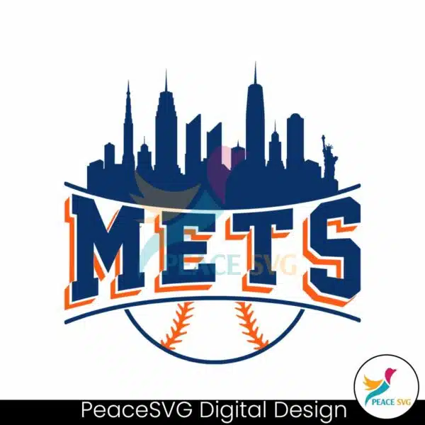 retro-new-york-mets-baseball-skyline-svg