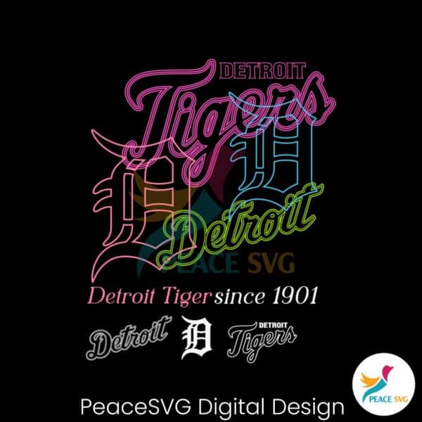 detroit-tigers-since-1901-baseball-team-svg