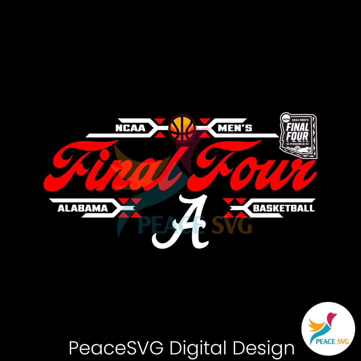 Alabama Final Four 2024 March Madness Basketball SVG » PeaceSVG