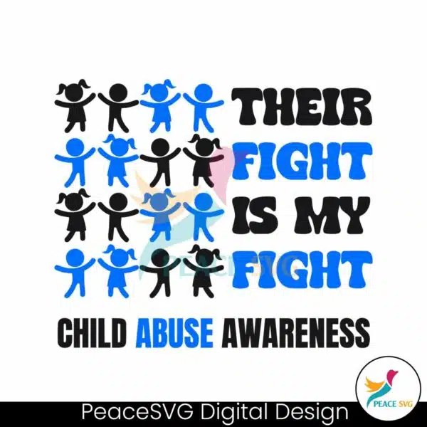 their-fight-is-my-fight-child-abuse-awareness-svg