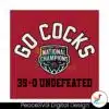 go-cocks-south-carolina-gamecocks-undefeated-svg