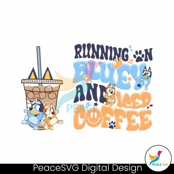 bluey-bingo-running-on-bluey-and-iced-coffee-svg