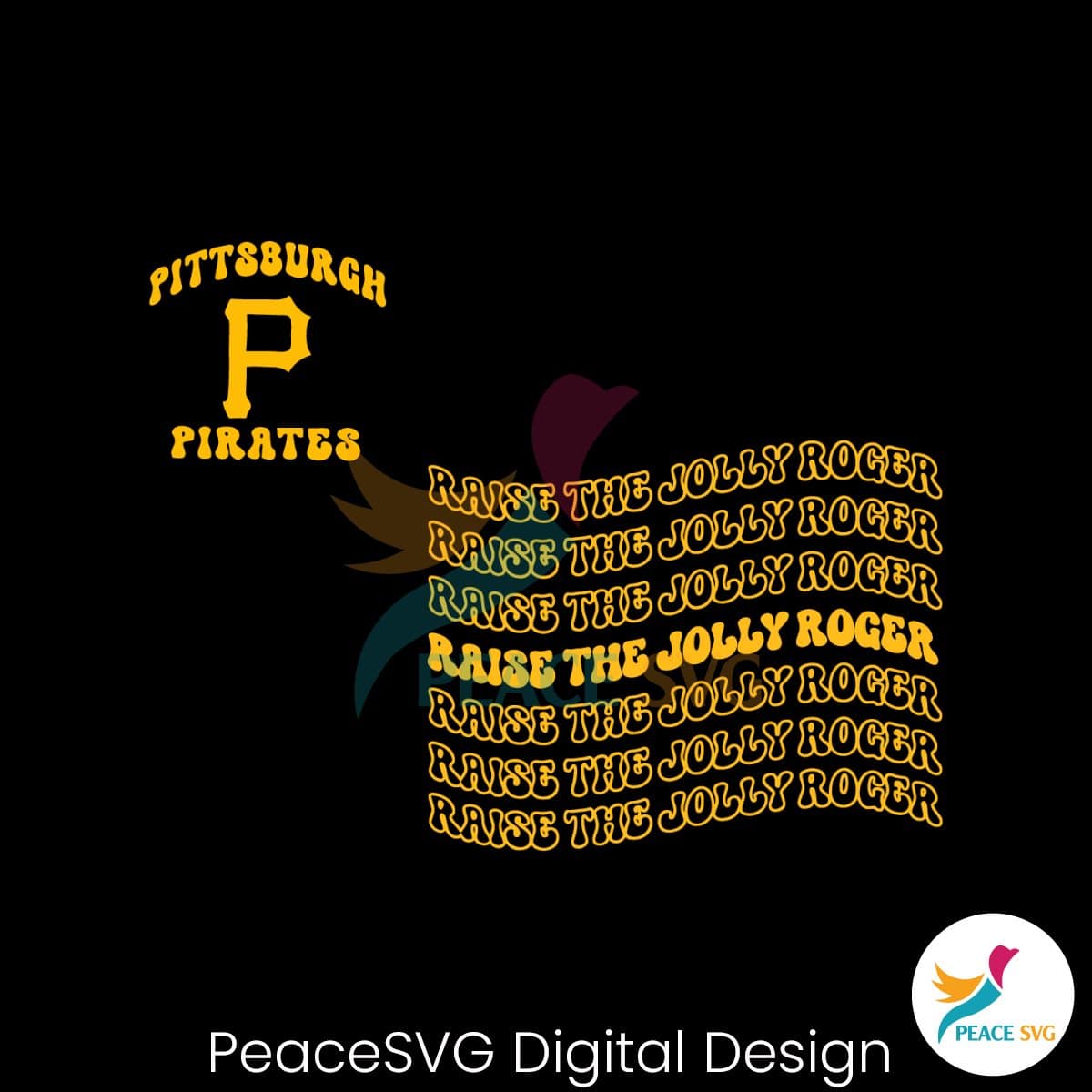 Raise the Jolly Roger Pittsburgh Pirates SVG » PeaceSVG