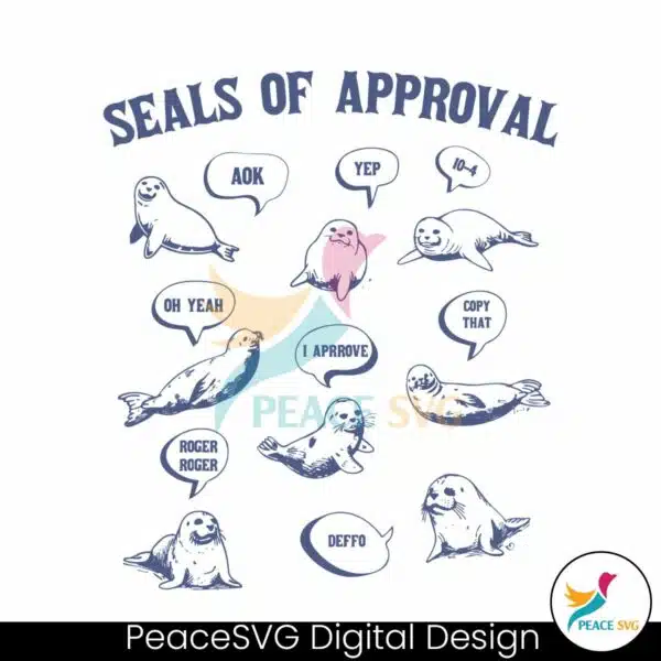 retro-seals-of-approval-funny-animal-svg