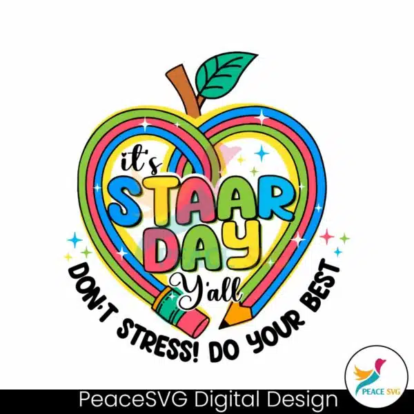 its-star-day-dont-stress-do-your-best-test-day-pencil-svg