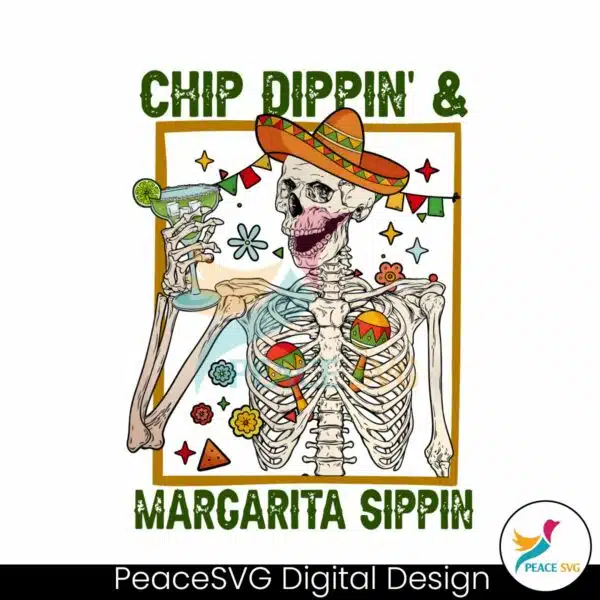 funny-skeleton-chip-dippin-and-margarita-sippin-png