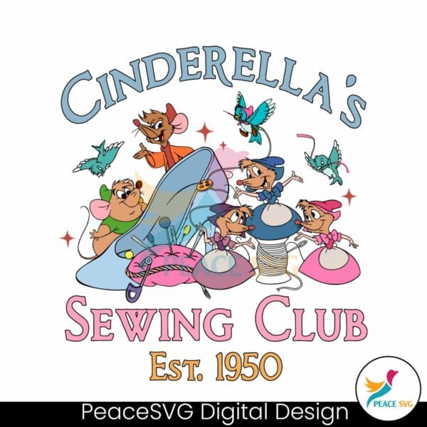 vintage-disney-cinderellas-sewing-club-est-1950-svg