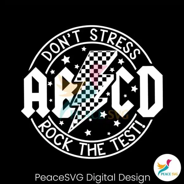 abcd-dont-stress-rock-the-test-lightning-bolt-svg