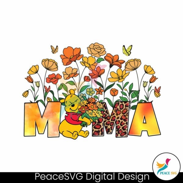 floral-mama-winnie-the-pooh-png