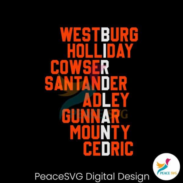 westburg-holliday-cowser-baltimore-players-name-svg